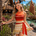 Halloween Moana Princess Dress Skirt, Moana Halloween Costume Cosplay, Moana Princess Dress for Women, Moana Princess Dress Skirt Outfits
