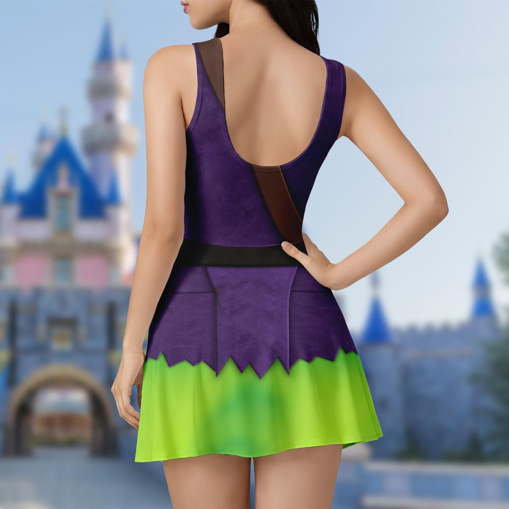 Green Goblin Tennis Dress Skirt, Spiderman Halloween Costume Cosplay, Spider-Man Dress for Women, The Amazing Spider-Man Dress Skirt Outfits