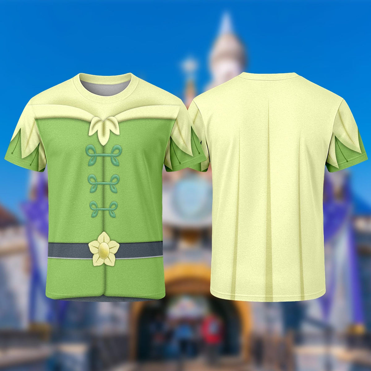 The Princess and the Frog Costume, Prince Naveen Halloween Cosplay, Tiana Princess Dress Skirt, Tiana & Prince Naveen Couple Costume Outfits