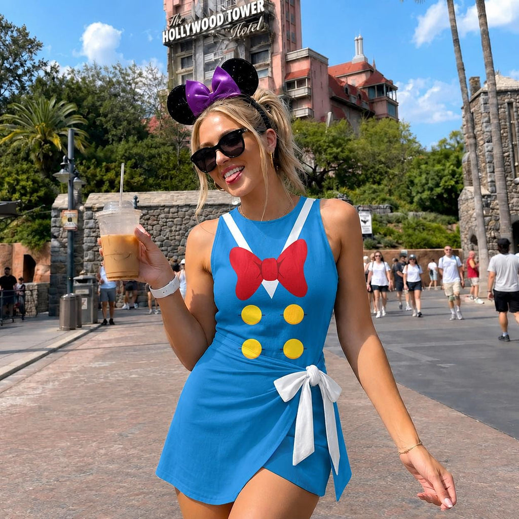 Mickey and Friends Tennis Dress, Disney Trip Costume Dress Skirt, Magic Kingdom WDW Disneyland Gift for her, Disney Characters Dress Skirt