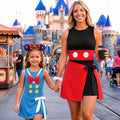 Mickey and Friends Tennis Dress, Disney Trip Costume Dress Skirt, Magic Kingdom WDW Disneyland Gift for her, Disney Characters Dress Skirt