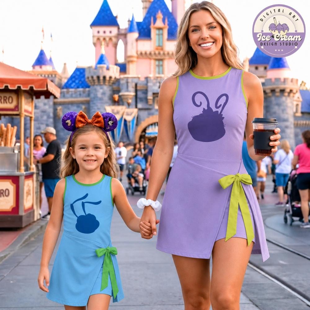 Disney A Bug's Life Tennis Dress, Flik Princess Atta A Bug's Land, Bug Lovers Disney Girl Trip Hallooween Womens Kids Costume Dress Skirt