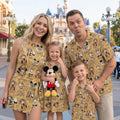 Safari Family Matching Outfits, Mickey and Friends Jungle Button Shirt, Animal Kingdom Skater Dress, Safari WDW Trip