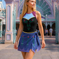 Anna Tennis Skirt Dress, Frozen Inspired Disney Outfit, Princess Cosplay Activewear, Running Skirt, Magic Kingdom Dress, Vacation Outfit
