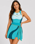 Halloween Jasmine Costume Tennis Dress, Spooky Aladdin Princess Cosplay Skirt, Jasmine Activewear For Disneyland Trip