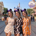 Mickey Minnie Ghost Pumpkin Disney Halloween Tennis Dress, Mickey's Not-So-Scary Halloween Party Women Kid Spooky Season Costume Dress Skirt