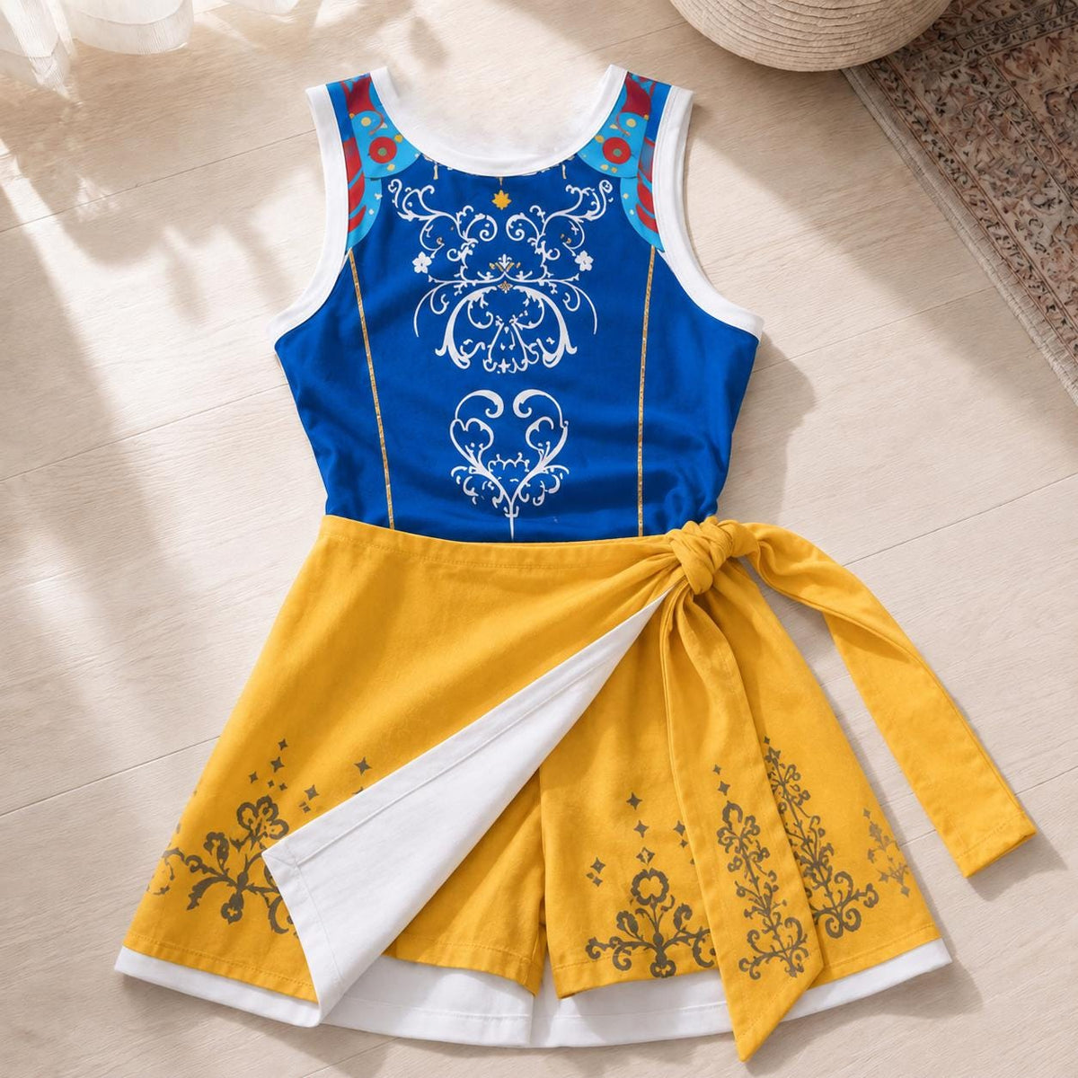 Halloween Princess Costume Tennis Dress, Princess Fairy Tale Cosplay Outfit, Women's Halloween Costume Skirt, Disney Halloween Party Outfits