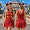 DN Dumbo Halloween Costume, DN Dumbo Wrap Skort Dress, DN Halloween Cosplay Costume, Timothy Q Mouse Dress, Dumbo Halloween Outfit