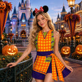 Halloween Cast Member Dress Skirt, Mickey Halloween Party Cast Member Dress, Cast Member Costume, Mickey's Not So Scary Wrap Skort Dress