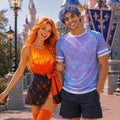 Elemental Ember Wrap Skort Dress, Wade 3D Shirt, Couples Halloween Costume, Ember and Wade Matching Outfit, Theme Park Dress