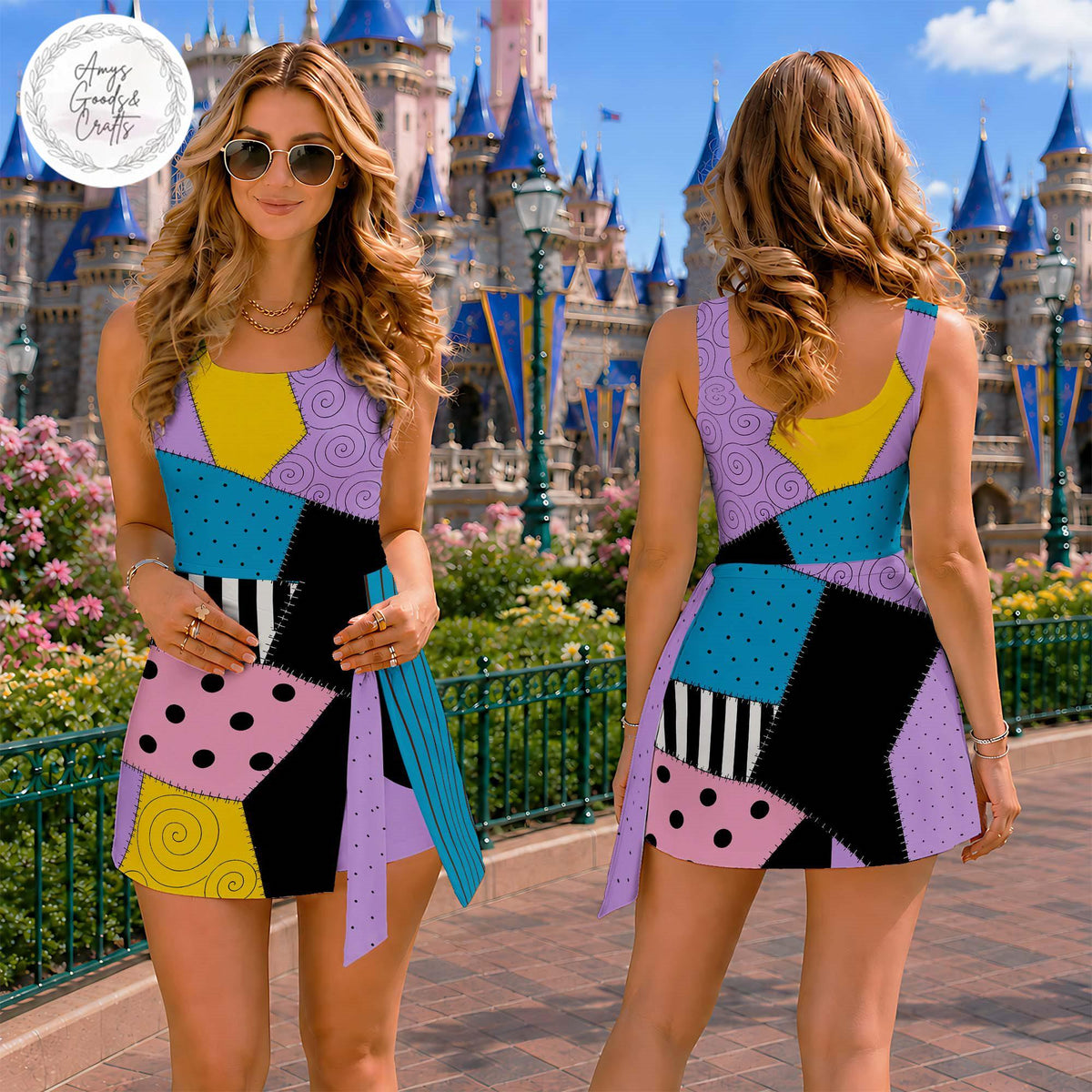 Halloween Sally Skelington Dress Skirt, Sally Halloween Costume 2026, Gift for Her