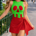 Poison Apple Snow White Halloween Costume Tennis Dress, Evil Queen Poison Apple Cosplay, WDW Poison Apple Dress, Halloween Party Outfits