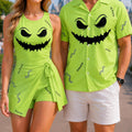 Halloween Oogie Boogie Costume Matching Outfit, Nightmare Before Christmas Button Shirt, Cosplay Oogie Boogie Tennis Dress, Halloween Outfit