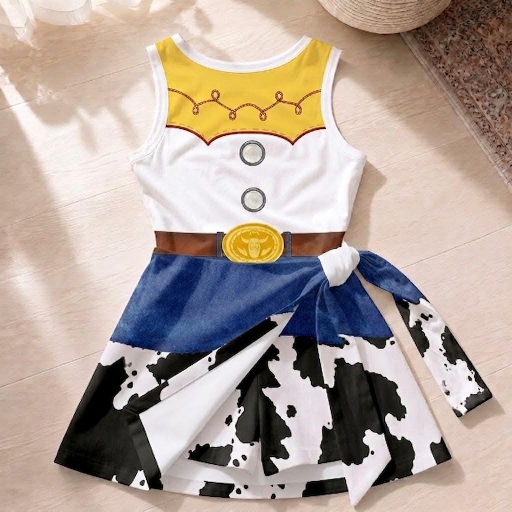 Disney Toy Story Jessie Tennis Dress, Toy Story Skirt, Jessie Costume, Disneyland Vacation Outfits, Disney Pixar Dress, Disney Cowgirl Dress