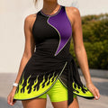 Halloween Maleficent Costume Tennis Dress, Villain Cosplay Outfit, Sleeping Beauty Inspired Dress, Spooky Theme Park Outfit Bad Witch Gift