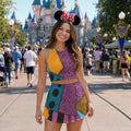Sally Skellington Activewear Skort Dress, Nightmare Before Christmas Costume, Patchwork Character Outfit, Halloween Theme Park Dress