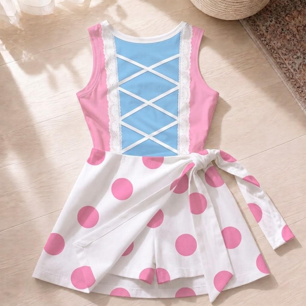 Disney Toy Story Costume Matching Family Outfit, Woody Button Shirt, Bo Beep Tennis Dress, Toy Story Pixar Cosplay, Halloween Party Outfit