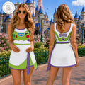 Halloween Buzz Lightyear Wrap Skort Dress, Woody Jessie Matching Dress, Toy Story Character Costume, Robot Cosplay, Halloween Gift For Her