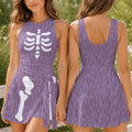 Halloween Barrel Costume Tennis Dress, Spooky The Nightmare Before Christmas, Barrel Boogie's Girls Activewear
