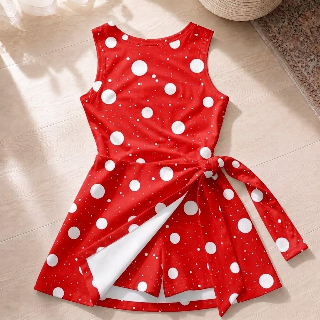 Mickey And Minnie Couple Cosplay Matching Outfits, Theme Park Halloween Costumes, Casual Button Down Shirt & Tennis Skirt For Couples