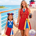 Disney Cruise Tennis Dress, Mickey and Friends Cruise Trip Skirt, Mom Daughter Kids Family Cruise Vacation Dress, Disney Wish Dream Magic