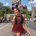 Pirates Of The Caribbean Wrap Skort Dress, Pirate Costume Outfit, DN Cruise Halloween Costume Dress, Pirates Of The Caribbean Inspired Skirt