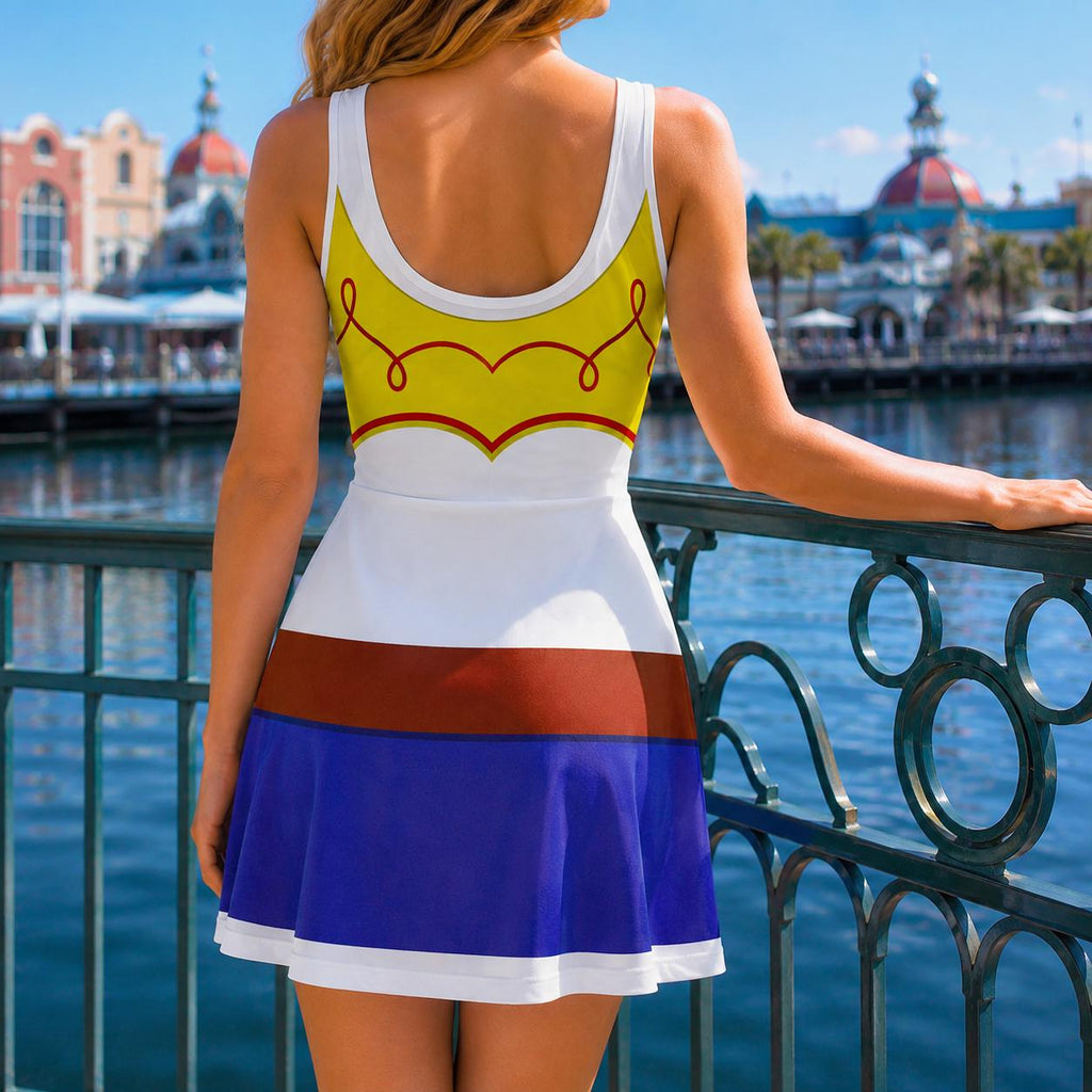 Disney Toy Story Costume Matching Tennis Dress, Woody Buzz Lightyear Jessie Tennis Dress, Toy Story Cosplay Dress, Disneyland Trip Outfit