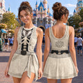 Halloween Ernesto de la Cruz Wrap Skort Dress, Coco Halloween Costume Cosplay, Coco Movie Dress Skirt, WDW Magic Kingdom Trip Outfits