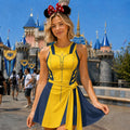 Halloween Wolverine Cosplay Tennis Dress, Xmen Superhero Costume Wrap Skort Dress, Halloween Costume Dress, Marvel Costume Outfit
