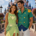 Tiana N Prince Naveen Couple Outfit, Princess And The Frog Halloween Costume, Disney Cosplay Wrap Skirt, Disneyland Dress, Gift For Her