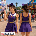 Disney Tennis Dress, Purple Tennis Dress, Magic Kingdom Outfit, Disney Park Dress, Tennis Costume, Athletic Dress, Gift for Her