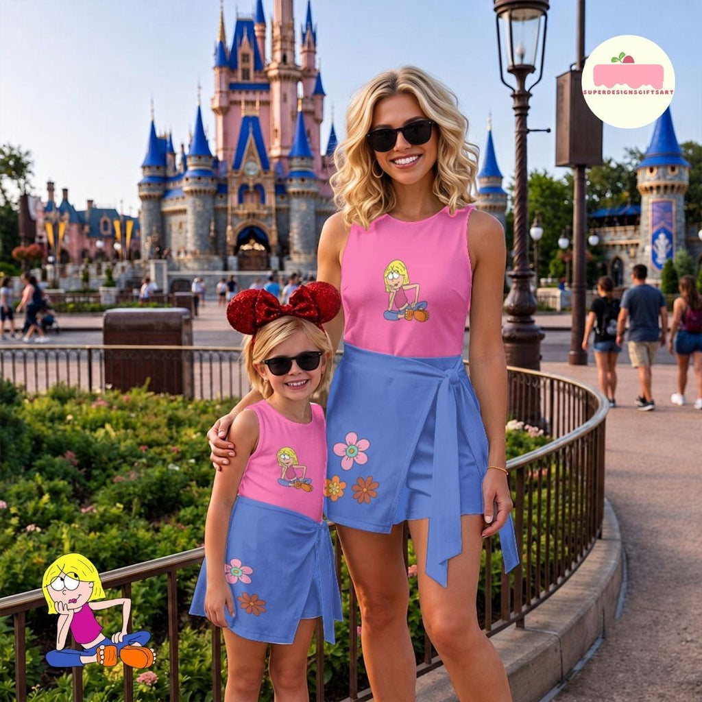 Lizzie McGuire Costume Tennis Dress Skirt, Lizzie Halloween Costume, Lizzie Cosplay Outfit, Disney Gift, Lizzie McGuire Cosplay Dress