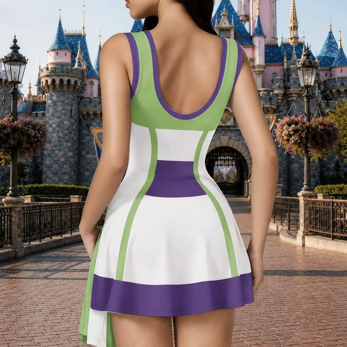 Buzz Lightyear Inspired Costume Dress, Toy Story Disneyland Outfit, Disney Pixar Cosplay Dress, Halloween Costume, Theme Park Outfit