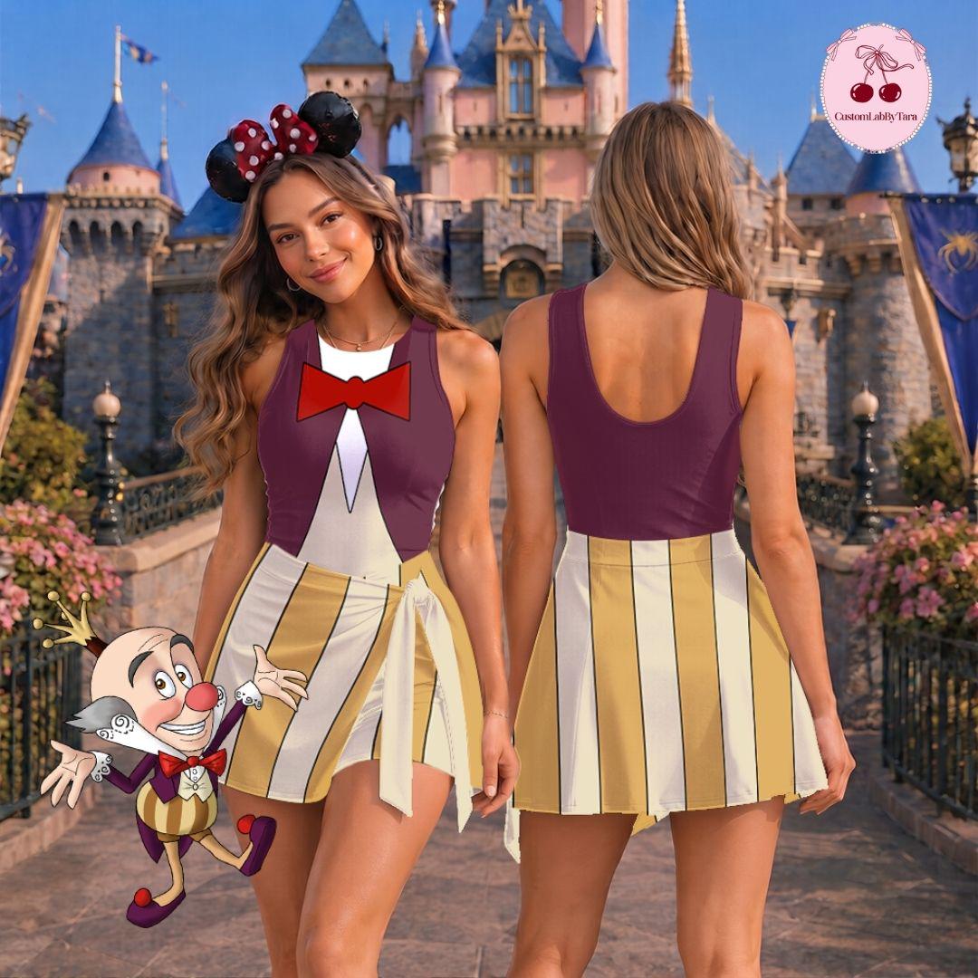 Wreck It Ralph Inspired Tennis Dress, Disney Bounding Outfit, Arcade Hero Halloween Cosplay Costume , Women's Theme Park Vacation Outfit