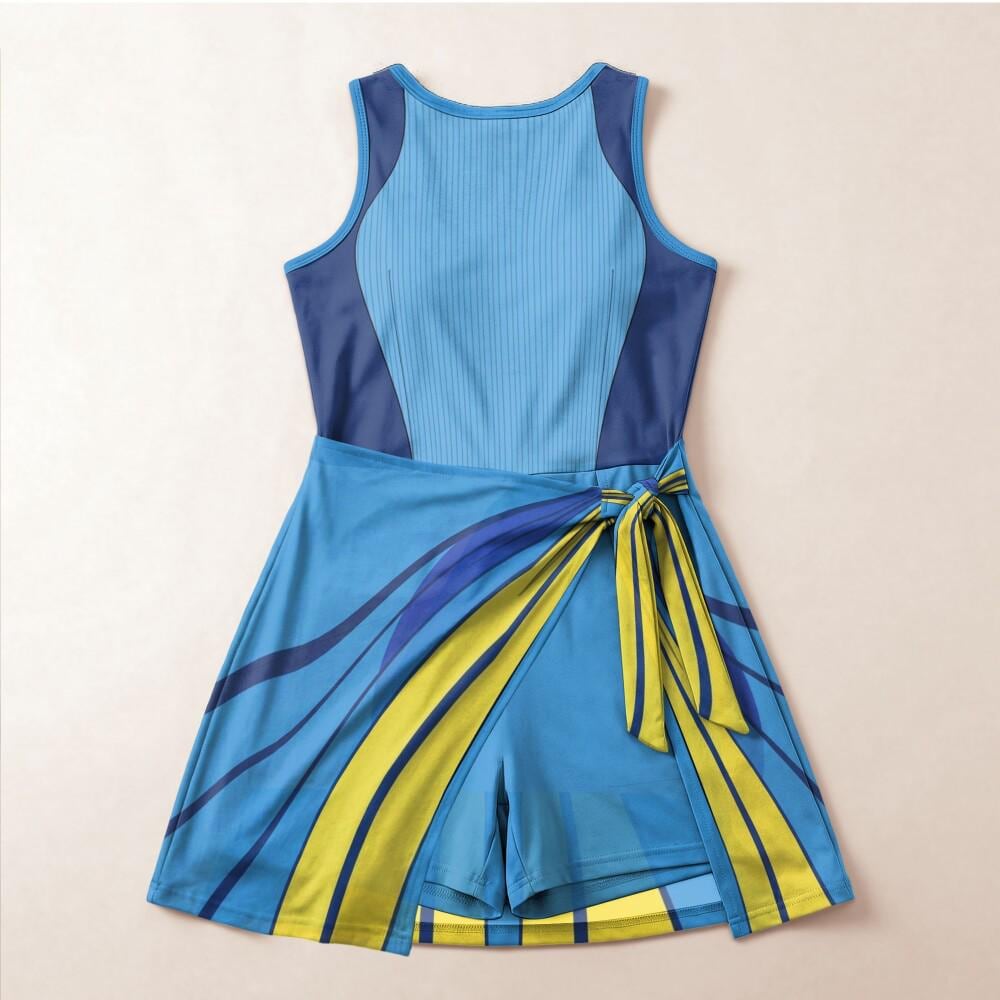 Majestic Finding Dory Cosplay Tennis Dress, Disney Pixar Finding Nemo Costume Skirt, Halloween Party Outfit, Athletic Dress 2026