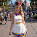 Mrs Potts Activewear Skort Dress, Beauty and the Beast Costume, Teapot Character Inspired Outfit, Fairytale Theme Park Dress