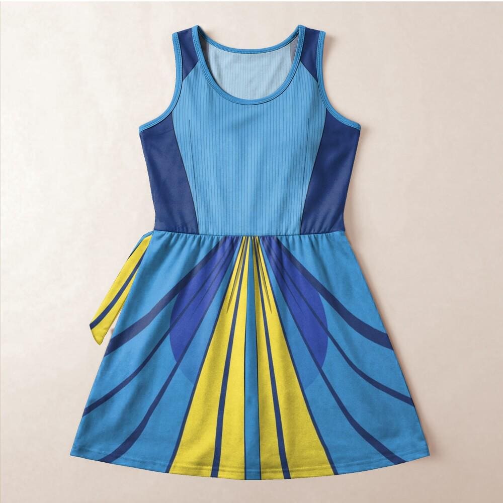 Majestic Finding Dory Cosplay Tennis Dress, Disney Pixar Finding Nemo Costume Skirt, Halloween Party Outfit, Athletic Dress 2026