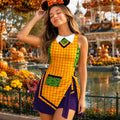 Mickey's Not So Scary Cast Member Wrap Skort Dress, Halloween Cast Member Dress, Halloween Cosplay Dress Skirt, Wdw Halloween Party Outfit